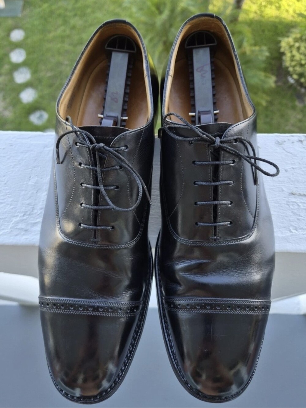 Church’s Custom Grade Men's Black Leather Shoes Size UK 10F ( US 11G )